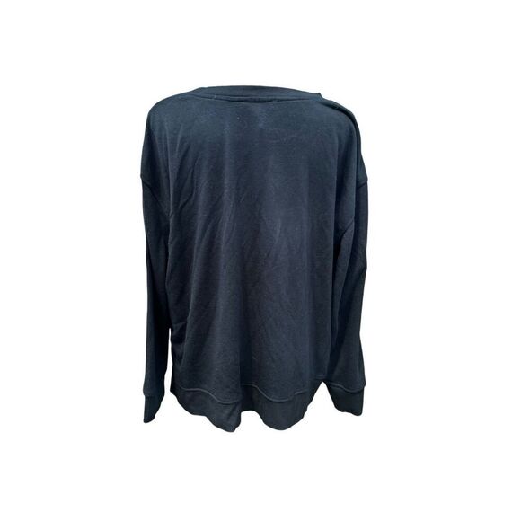 Jane + Delancey Embroidered Dog Sweatshirt XL black Pullover Christmas Frenchie - Picture 4 of 7